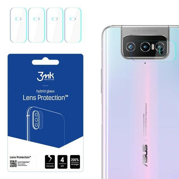 Szko hartowane 3MK Lens Protect na aparat Asus Zenfone 7 Pro