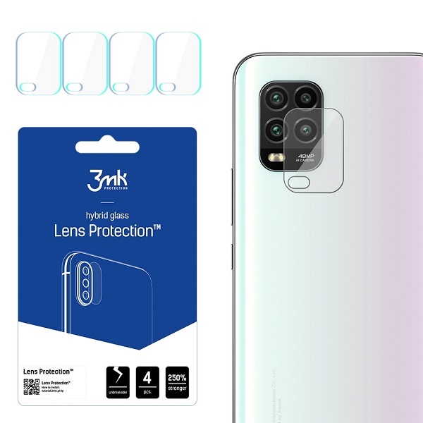 Szko hartowane 3MK Lens Protect na aparat Xiaomi Mi 10 Lite 5G