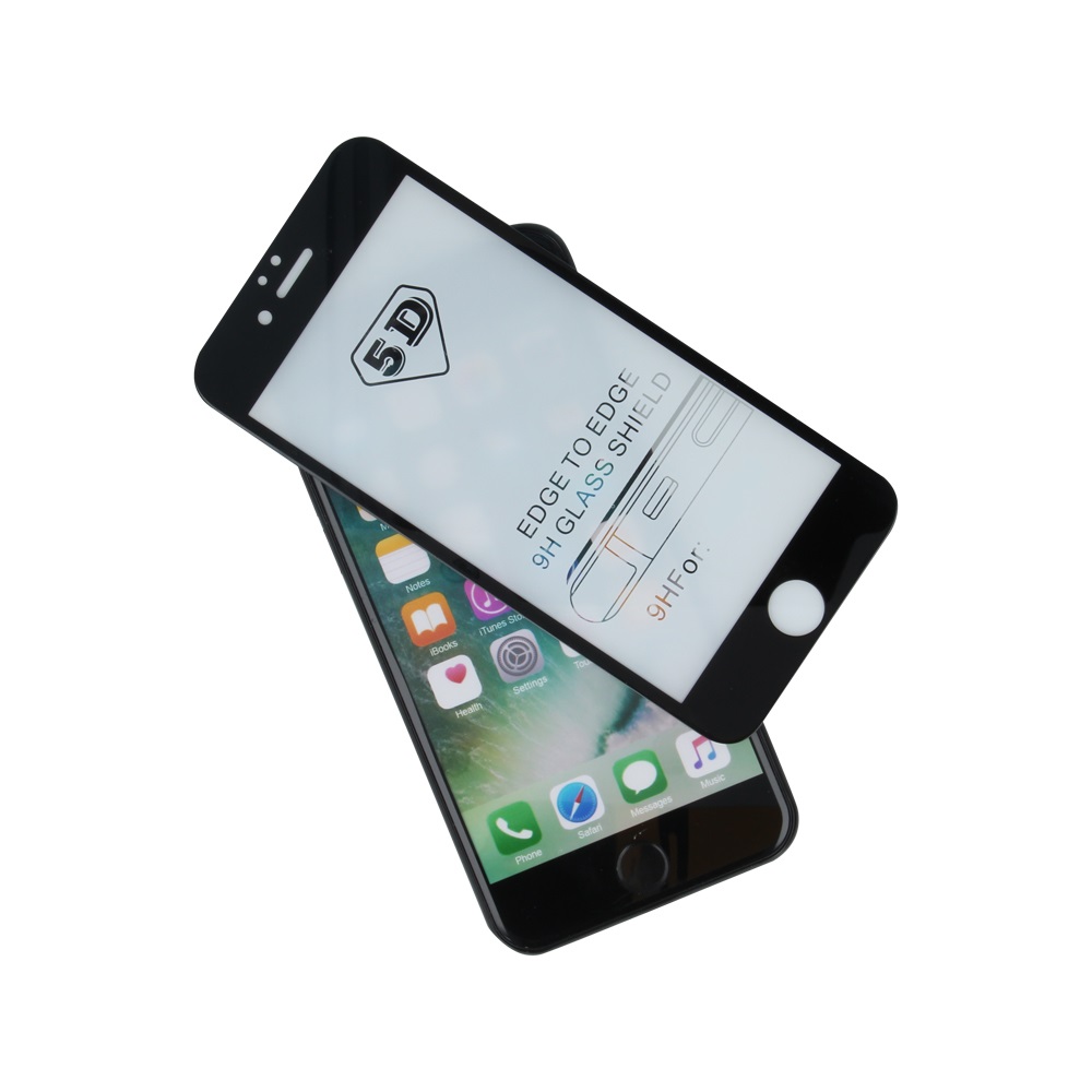 Szko hartowane 5D czarna ramka Apple iPhone SE 2022 / 2