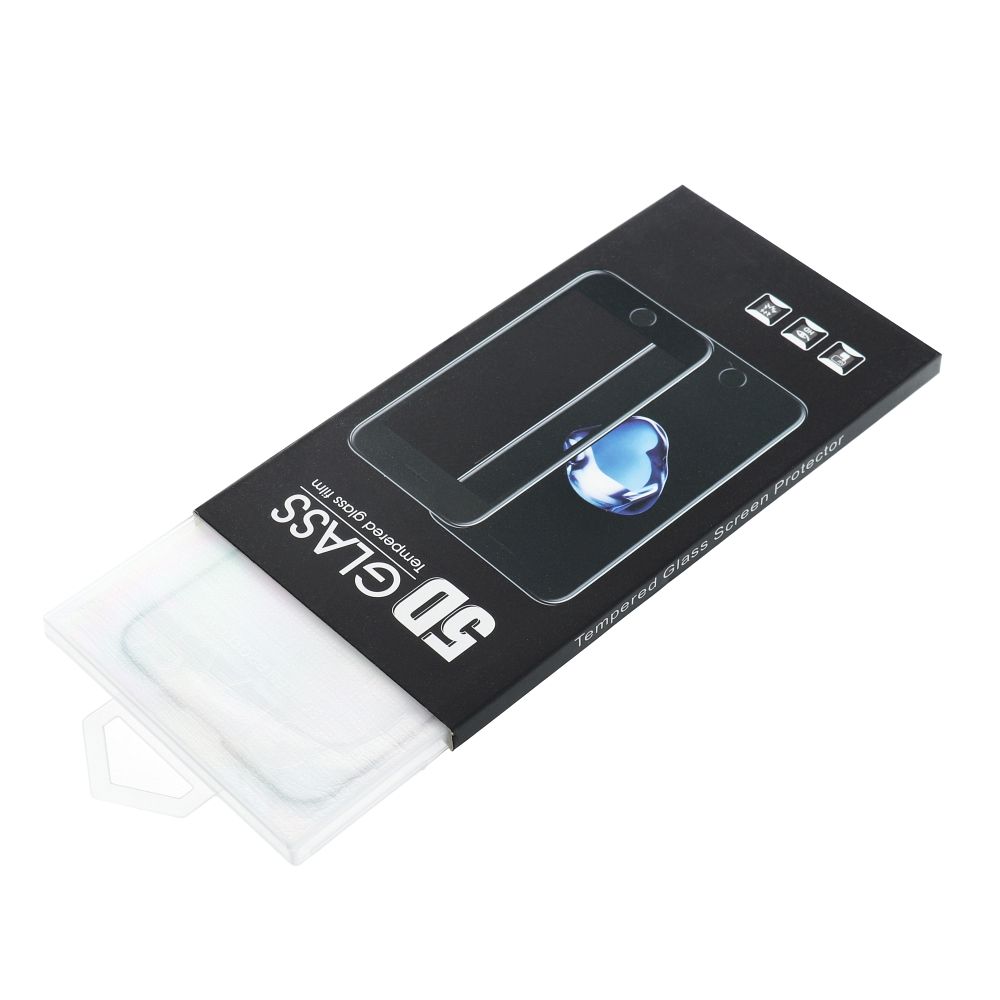 Szk�o hartowane 5D Full Glue czarny Motorola Moto G24 / 3