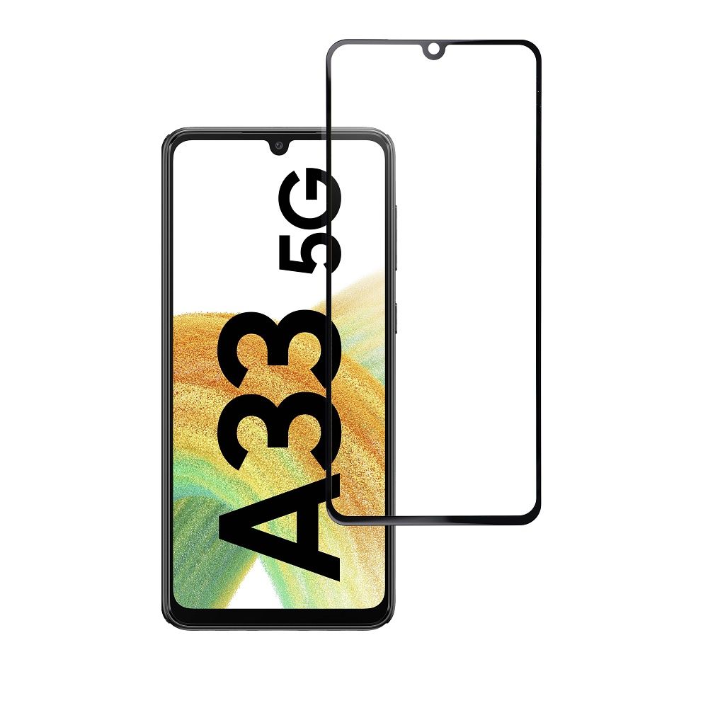 Szk�o hartowane 5D Full Glue czarny Samsung Galaxy A33 5G / 2