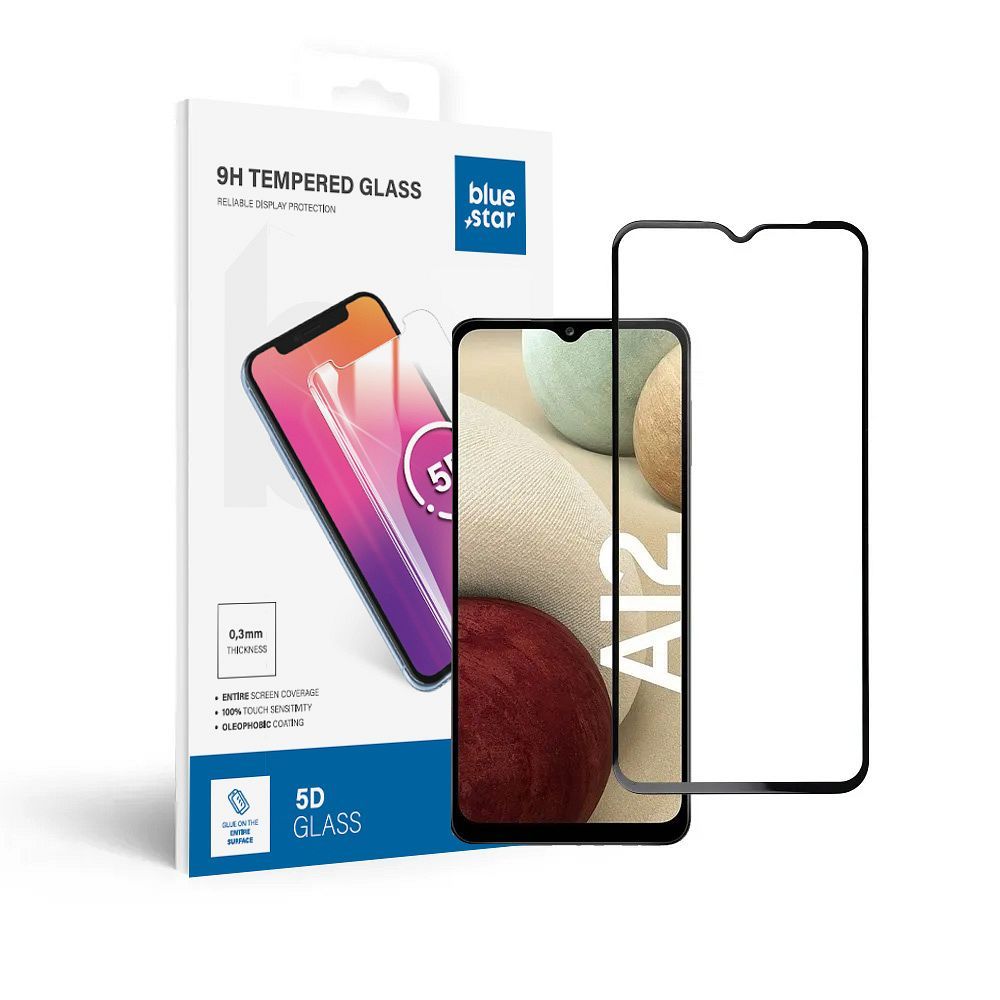 Szk�o hartowane 5D Full Glue czarny Samsung Galaxy M12
