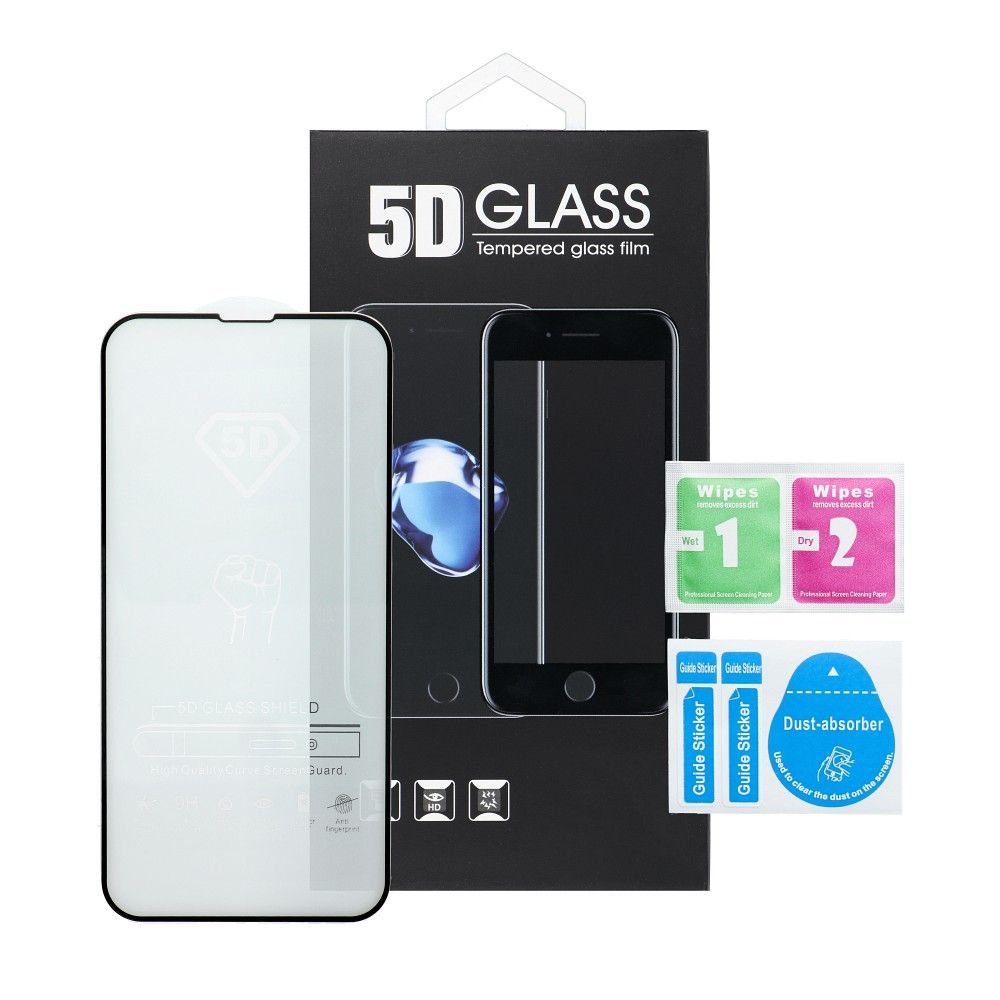 Szk�o hartowane 5D Full Glue czarny Xiaomi POCO M3 Pro 5G / 4