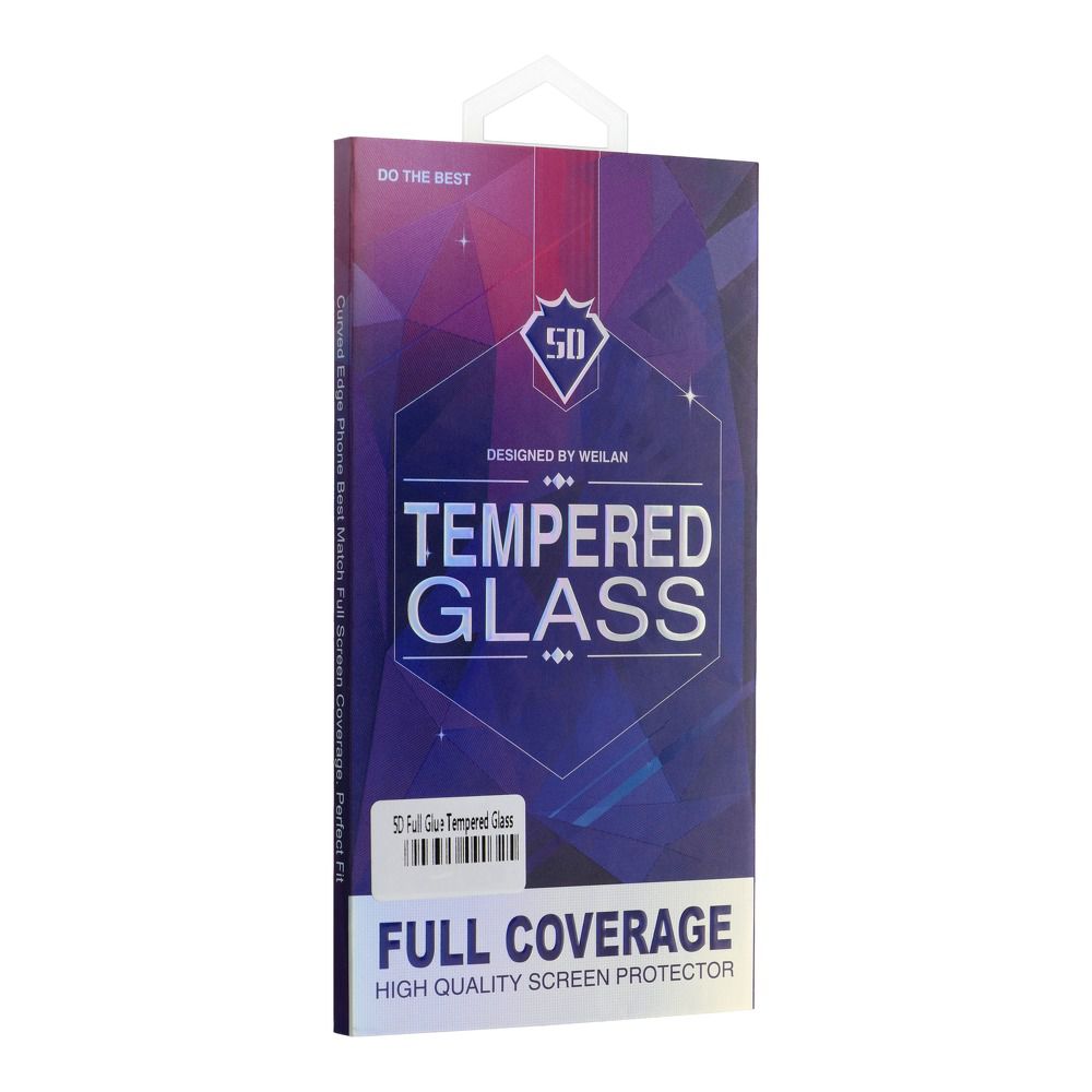 Szko hartowane 5D Full Glue Tempered Glass biay Apple iPhone SE 2020 / 5