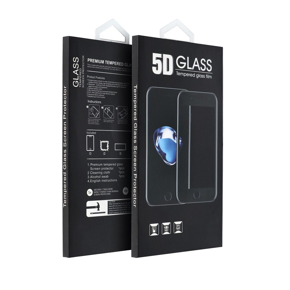 Szko hartowane 5D Full Glue Tempered Glass czarny Apple iPhone 13