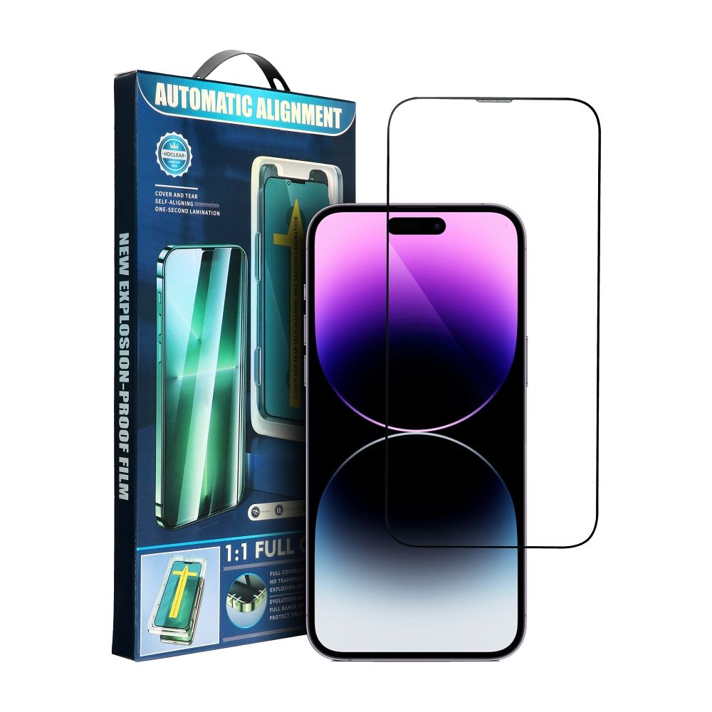 Szko hartowane 5D Full Glue Tempered Glass czarny Apple iPhone 13 Pro Max