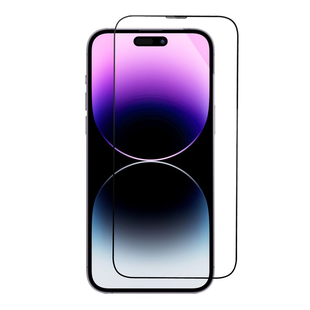 Szko hartowane 5D Full Glue Tempered Glass czarny Apple iPhone 15 / 6