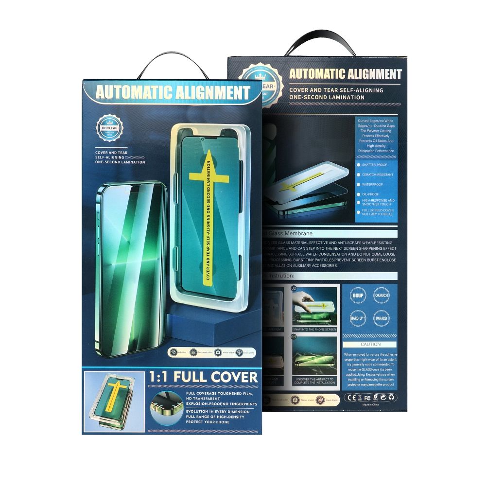 Szkło hartowane 5D Full Glue Tempered Glass czarny Apple iPhone 16 Pro Max / 2 Szkło hartowane 5D Full Glue Tempered Glass czarny Apple iPhone 16 Pro Max / 2