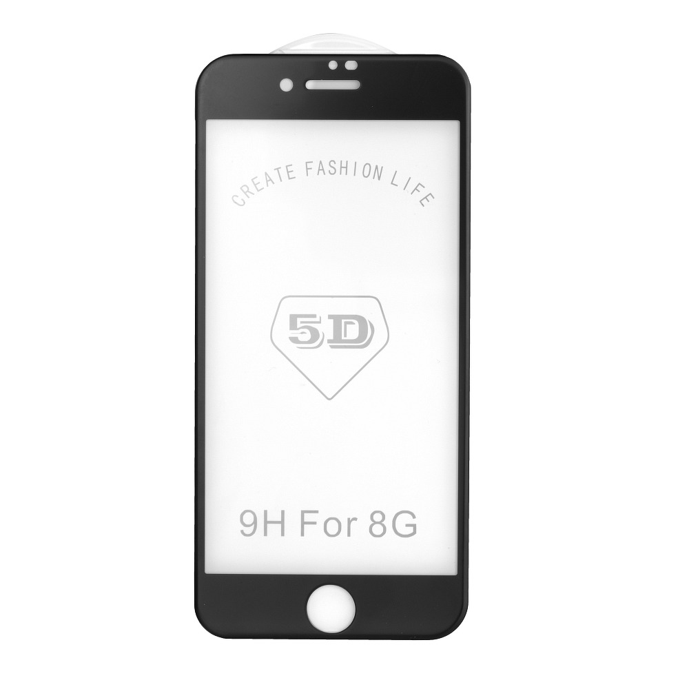 Szko hartowane 5D Full Glue Tempered Glass czarny Apple iPhone 7 Plus
