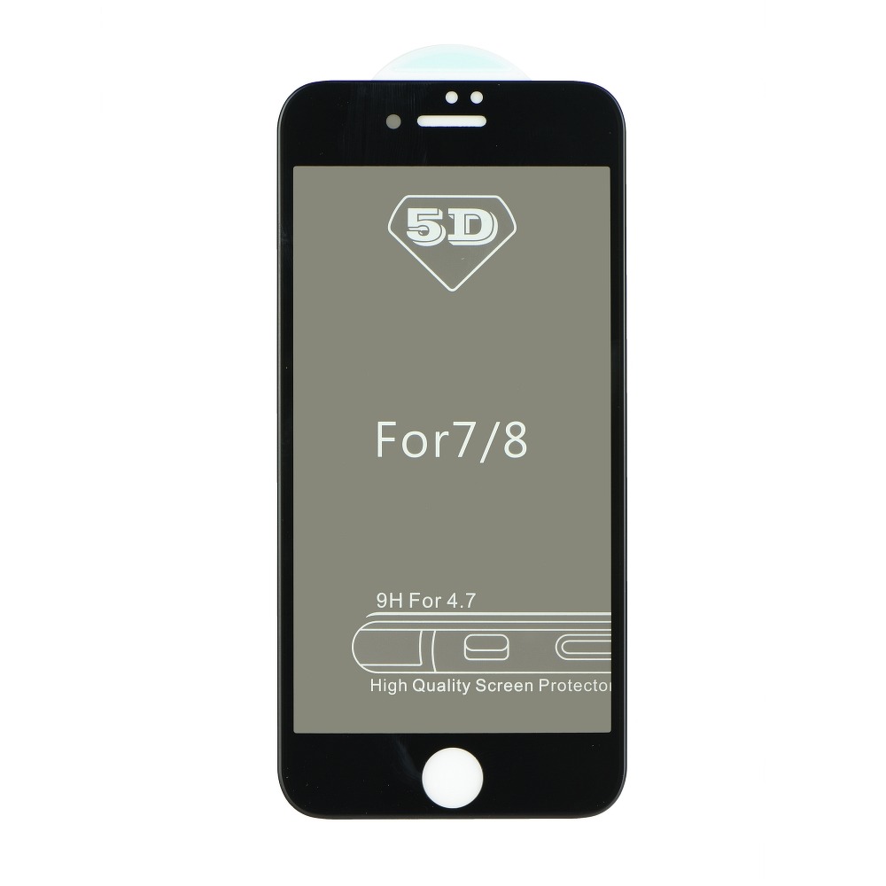 Szko hartowane 5D Full Glue Tempered Glass czarny Apple iPhone X