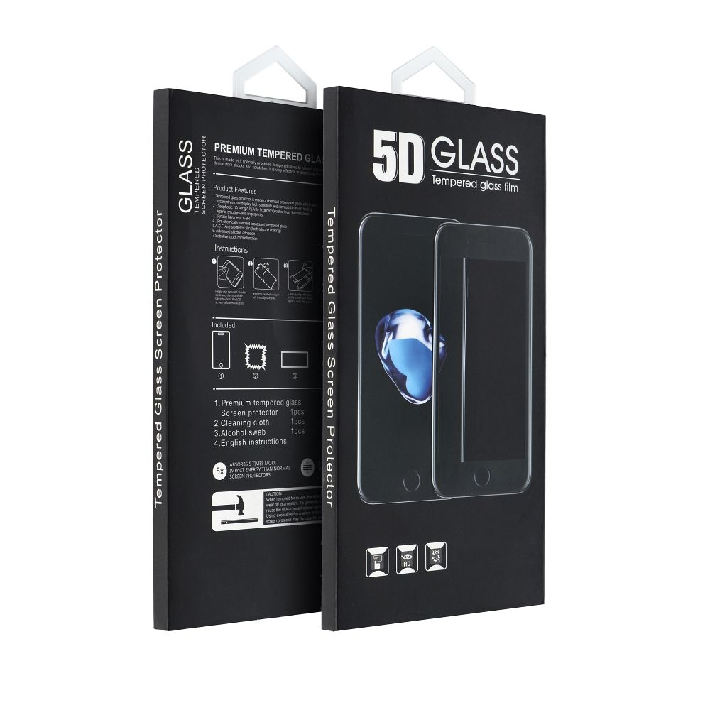 Szko hartowane 5D Full Glue Tempered Glass czarny Motorola G71s