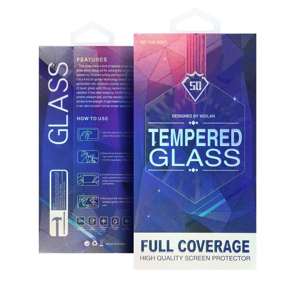 Szk�o hartowane 5D Full Glue Tempered Glass czarny Samsung Galaxy S10 5G / 2