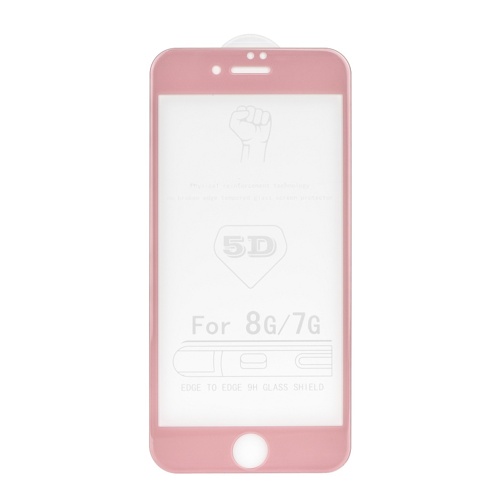 Szko hartowane 5D Full Glue Tempered Glass rowy Apple iPhone 6s Plus / 3