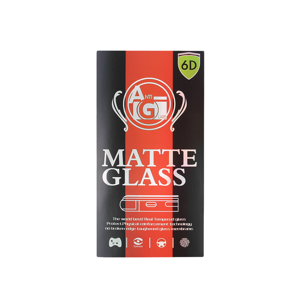 Szk�o hartowane 6D matowe czarny Apple iPhone 12 Mini 5,4 cali / 2