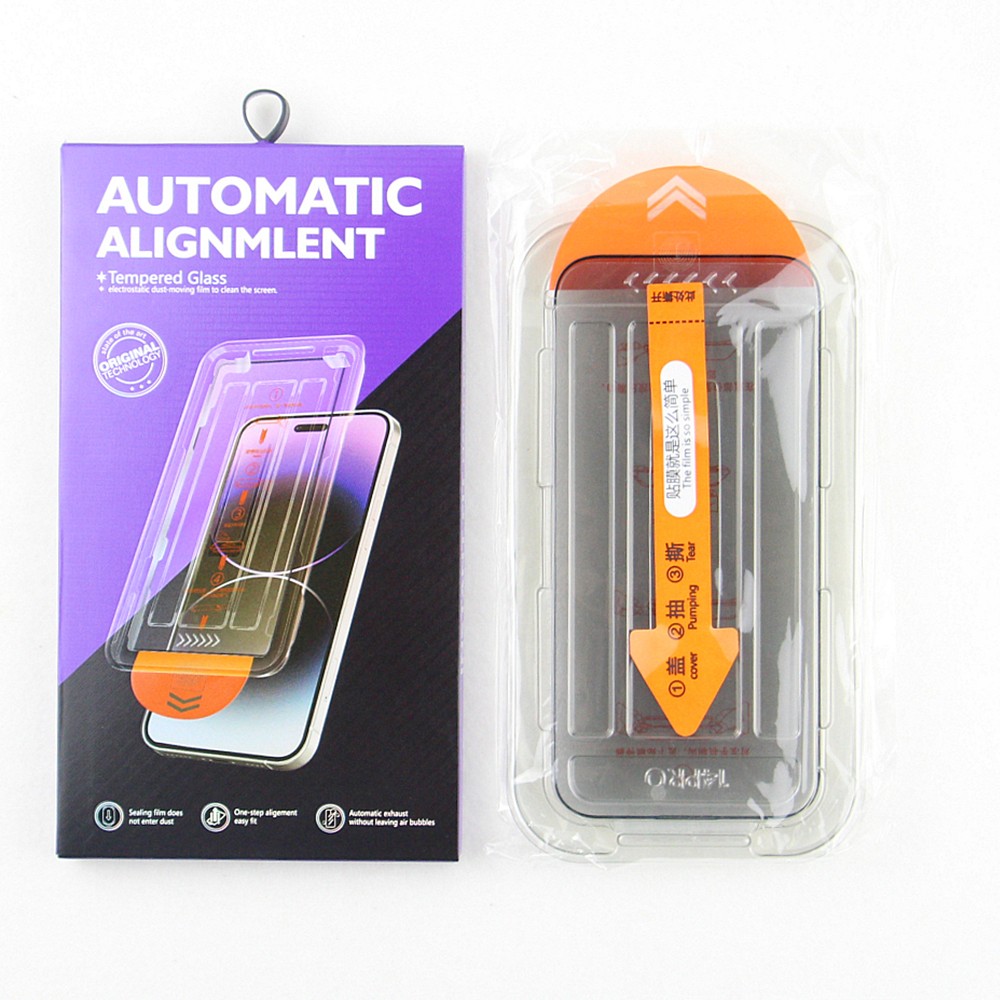 Szkło hartowane 9D Easy Tool przeźroczysty Apple iPhone 14 Max / 4 Szkło hartowane 9D Easy Tool przeźroczysty Apple iPhone 14 Max / 4