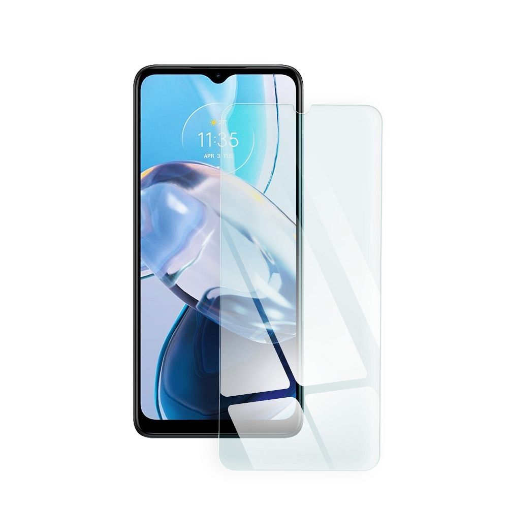 Szkło hartowane 9H szary Motorola Moto E22 / 3 Szkło hartowane 9H szary Motorola Moto E22 / 3