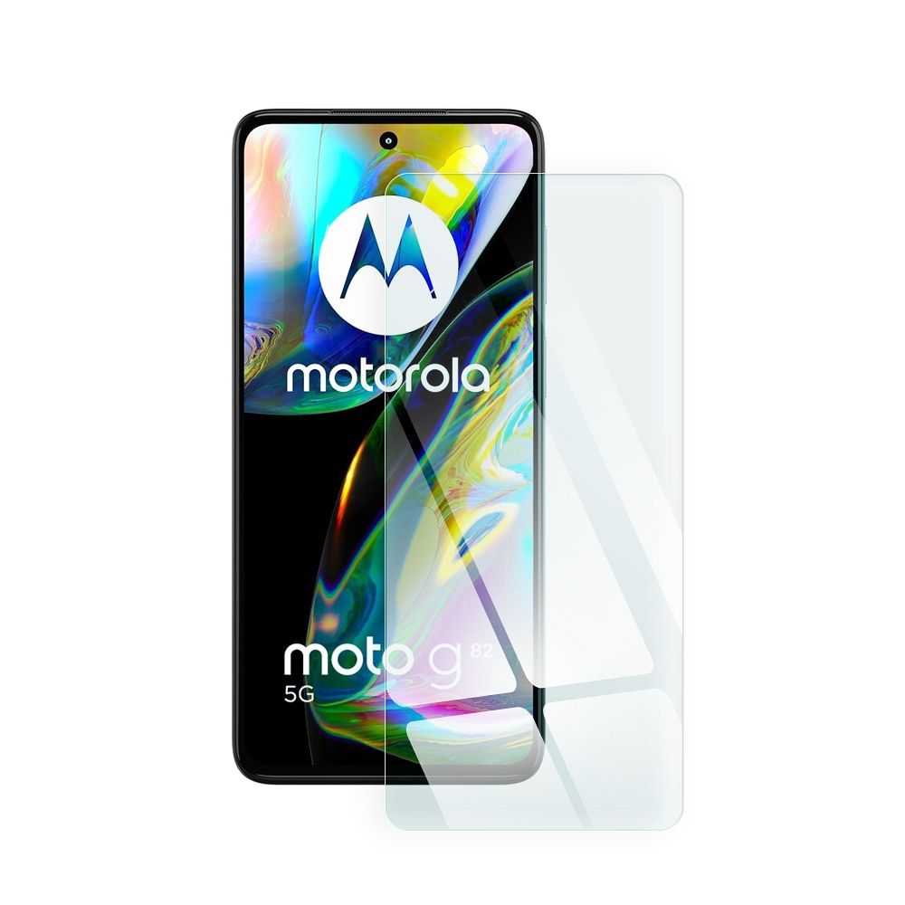 Szkło hartowane 9H szary Motorola Moto G82 / 2 Szkło hartowane 9H szary Motorola Moto G82 / 2