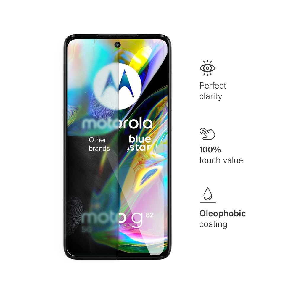 Szkło hartowane 9H szary Motorola Moto G82 / 4 Szkło hartowane 9H szary Motorola Moto G82 / 4