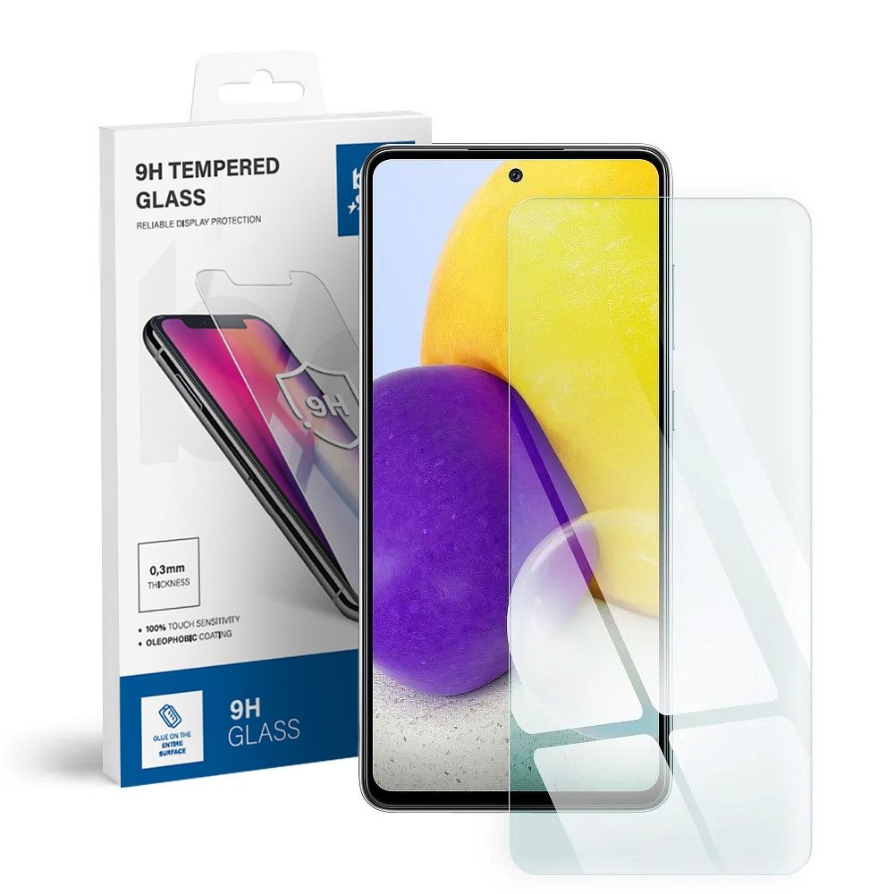 Szkło hartowane 9H szary Samsung Galaxy A72 4G Szkło hartowane 9H szary Samsung Galaxy A72 4G