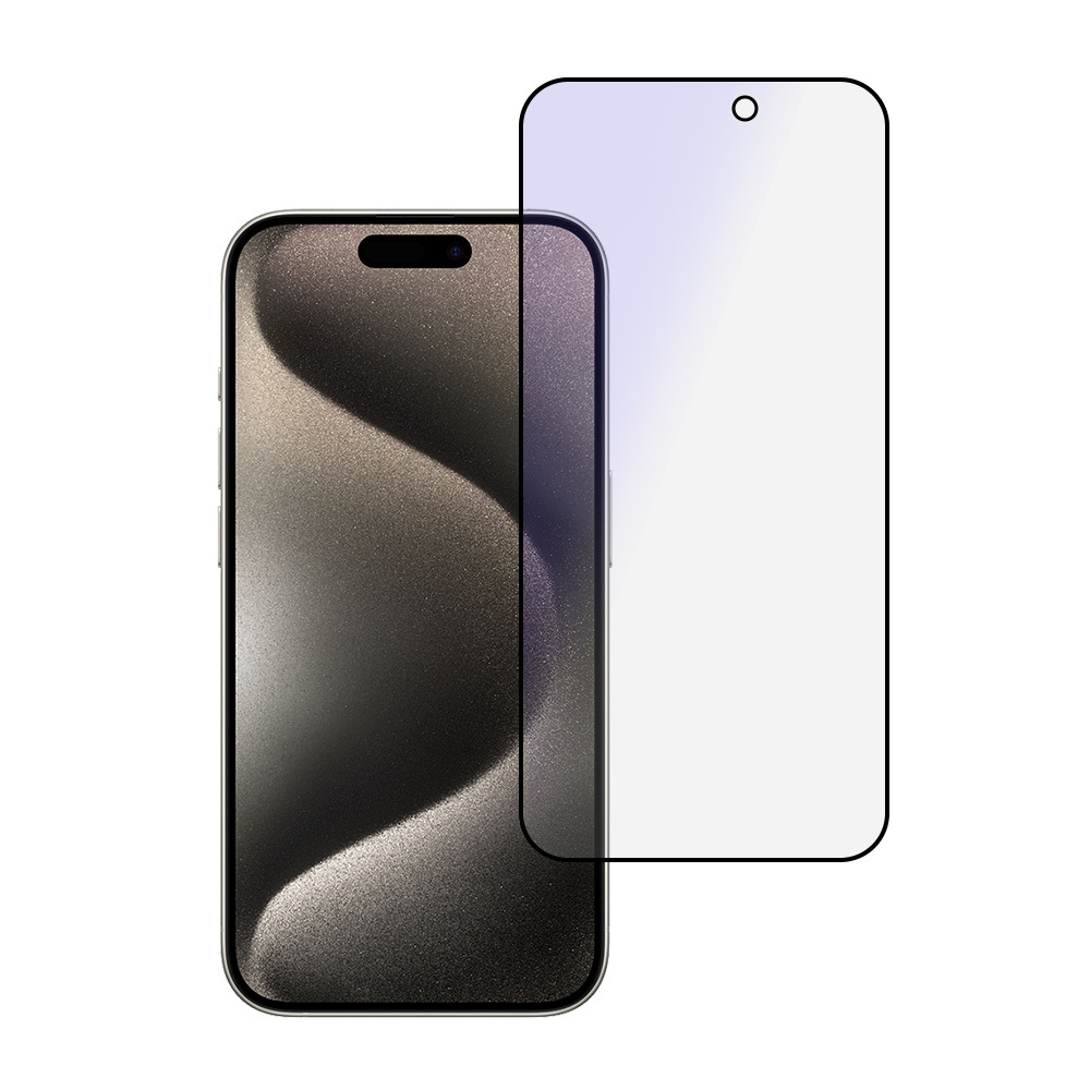 Szk�o hartowane Anti-Blue Full Glue Apple iPhone 16 Plus / 2