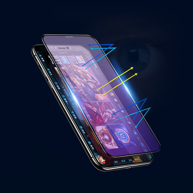 Szko hartowane Anti-Blue Full Glue Samsung Galaxy A03 Core / 5