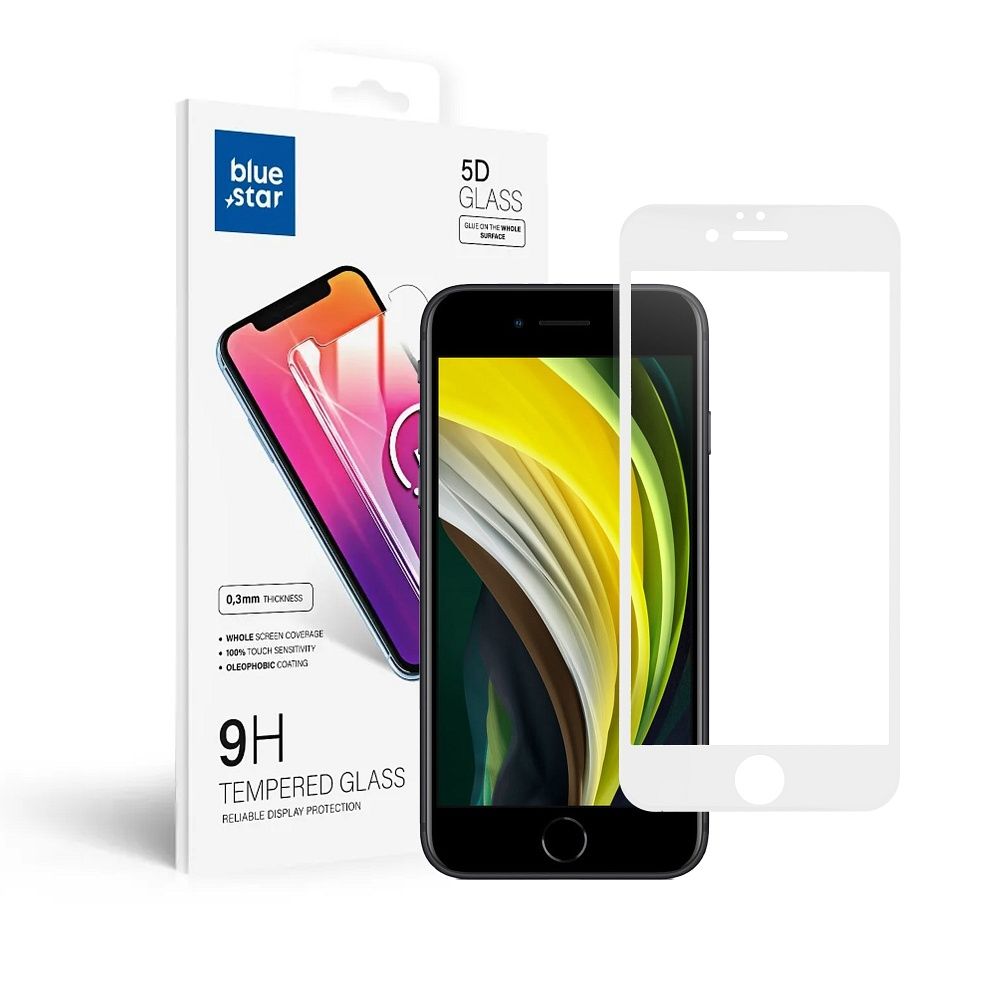 Szkło hartowane Blue Star 5D biały Apple iPhone 6 Szkło hartowane Blue Star 5D biały Apple iPhone 6