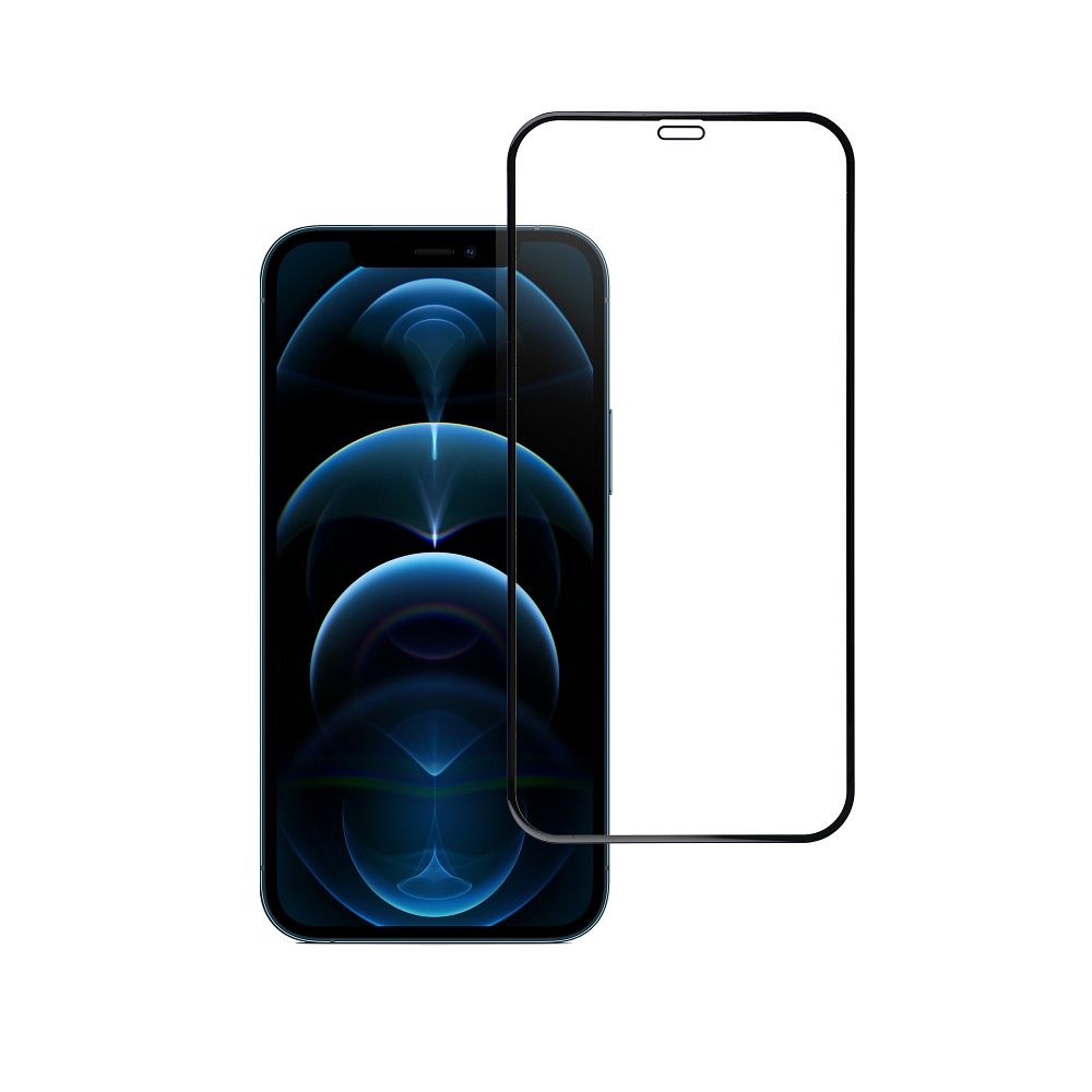 Szkło hartowane Blue Star 5D czarny Apple iPhone 12 Pro / 2 Szkło hartowane Blue Star 5D czarny Apple iPhone 12 Pro / 2