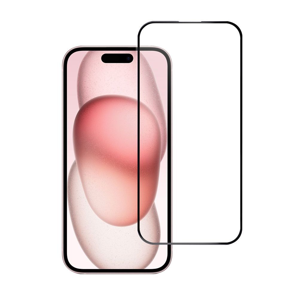 Szkło hartowane Blue Star 5D czarny Apple iPhone 16 / 2 Szkło hartowane Blue Star 5D czarny Apple iPhone 16 / 2