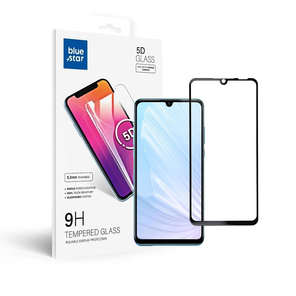 Szkło hartowane Blue Star 5D czarny Huawei P30 Lite Szkło hartowane Blue Star 5D czarny Huawei P30 Lite