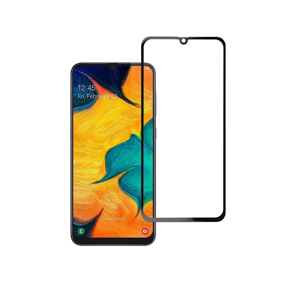Szk�o hartowane Blue Star 5D czarny Samsung Galaxy A50 / 2