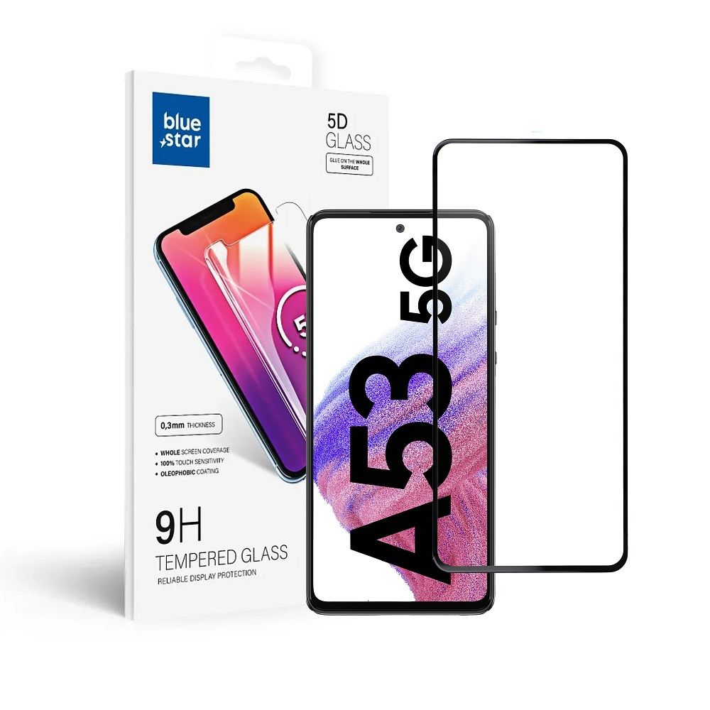 Szkło hartowane Blue Star 5D czarny Samsung Galaxy A53 5G Szkło hartowane Blue Star 5D czarny Samsung Galaxy A53 5G