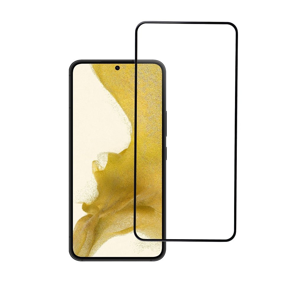 Szk�o hartowane Blue Star 5D czarny Samsung Galaxy S22 / 2