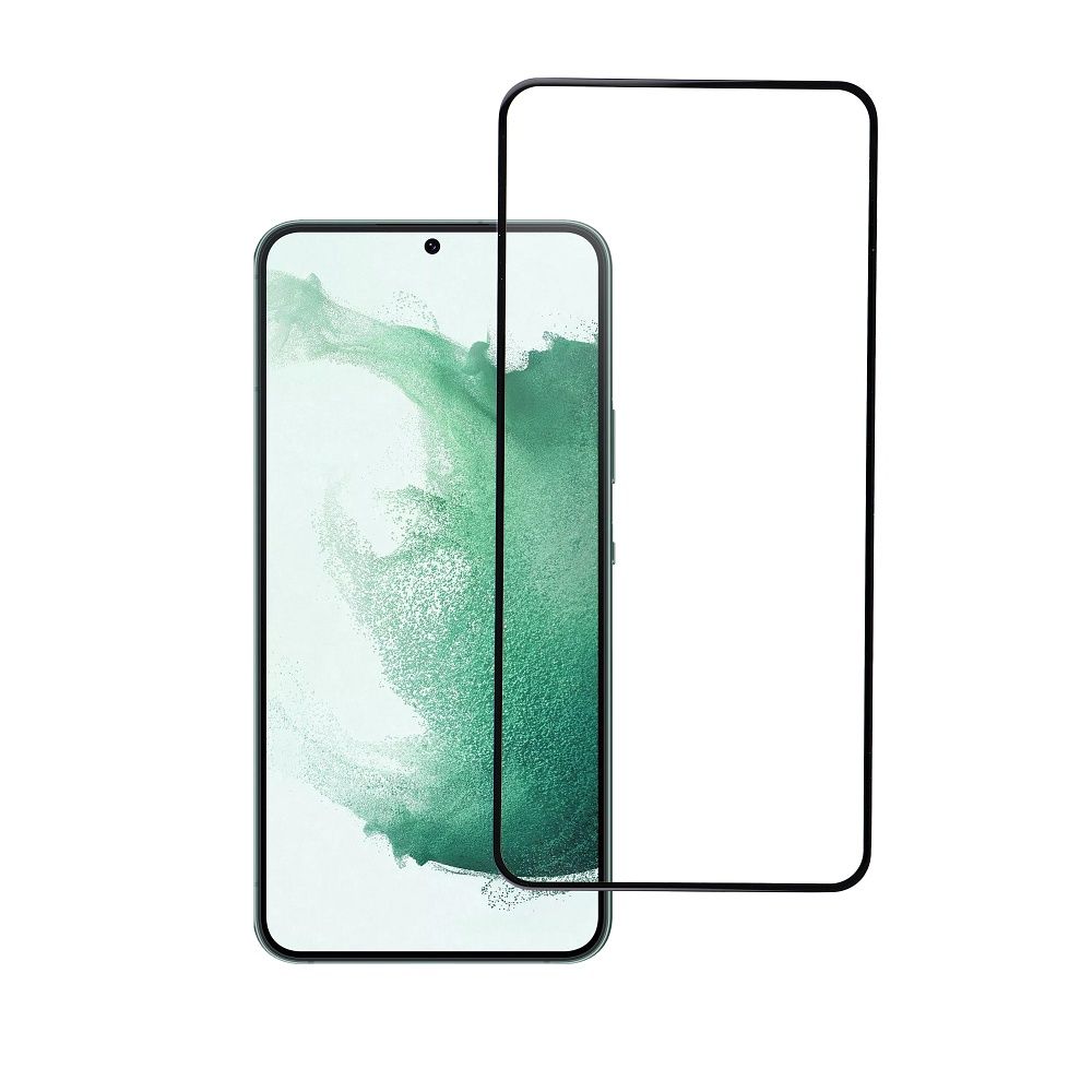 Szk�o hartowane Blue Star 5D czarny Samsung Galaxy S22 Plus / 2