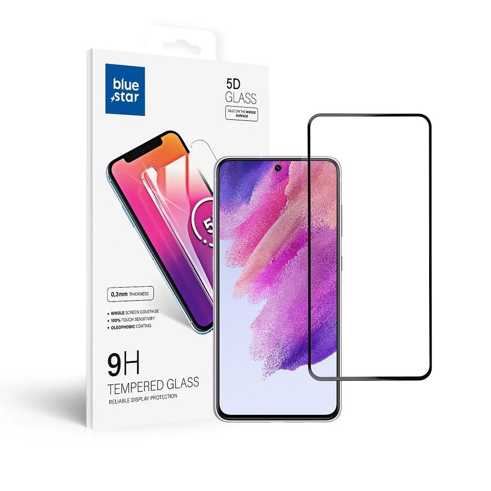 Szkło hartowane Blue Star 5D czarny Samsung S21 FE Szkło hartowane Blue Star 5D czarny Samsung S21 FE