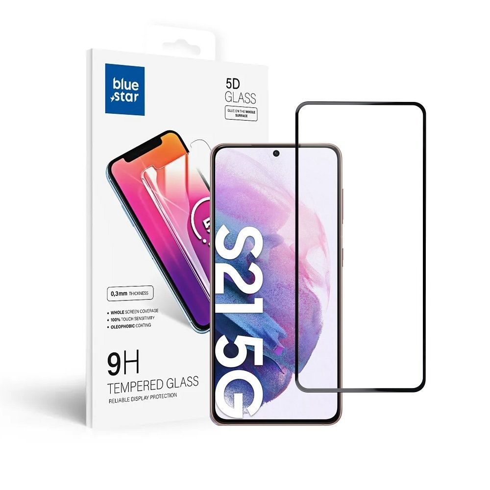 Szkło hartowane Blue Star 5D czarny Samsung s21 Plus Szkło hartowane Blue Star 5D czarny Samsung s21 Plus