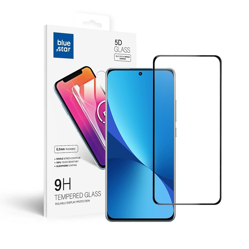 Szkło hartowane Blue Star 5D czarny Xiaomi 12X Szkło hartowane Blue Star 5D czarny Xiaomi 12X