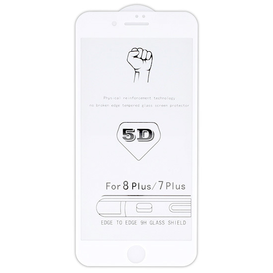 Szk�o hartowane Full Glue 5D Apple iPhone 7 Plus / 2