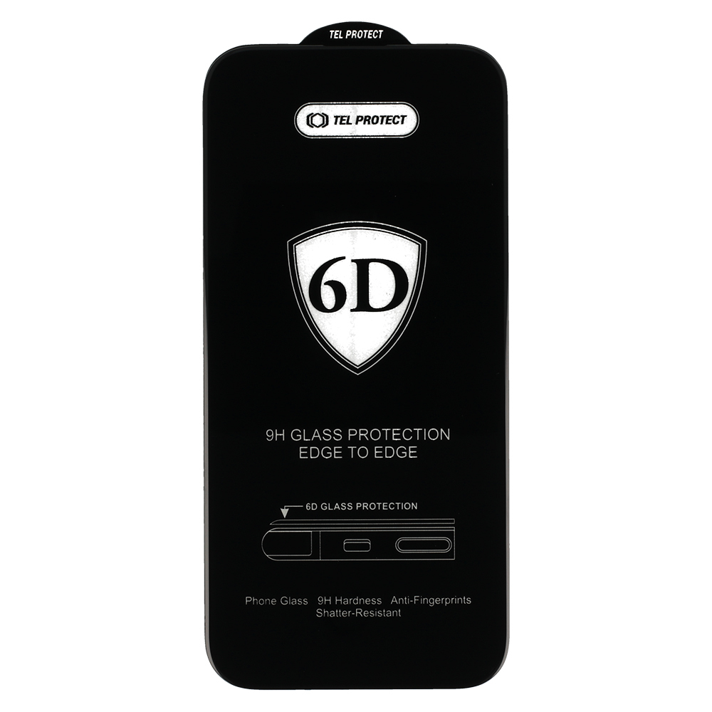 Szko hartowane Full Glue 6D czarny Apple iPhone 11 / 2