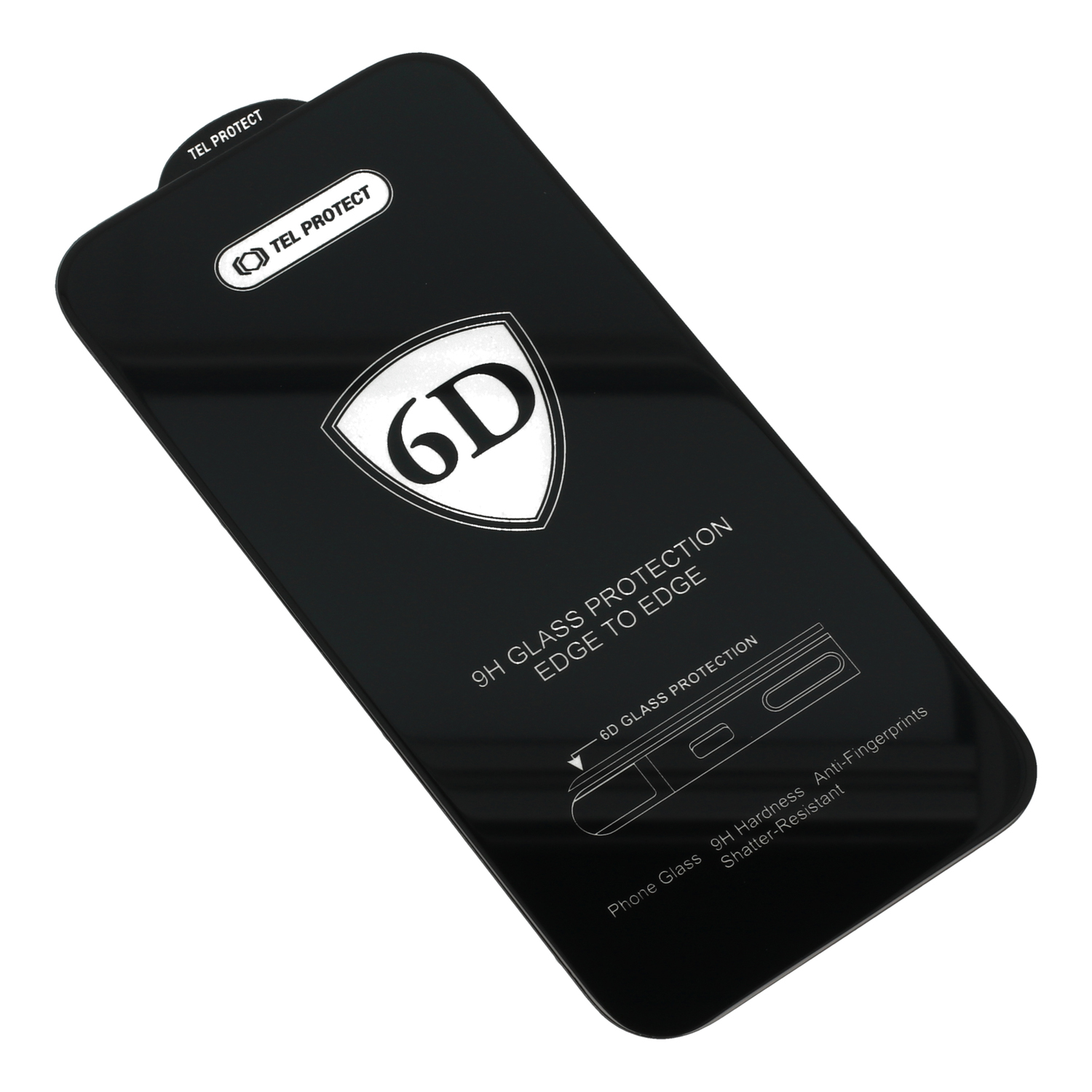 Szko hartowane Full Glue 6D czarny Apple iPhone 11 / 5