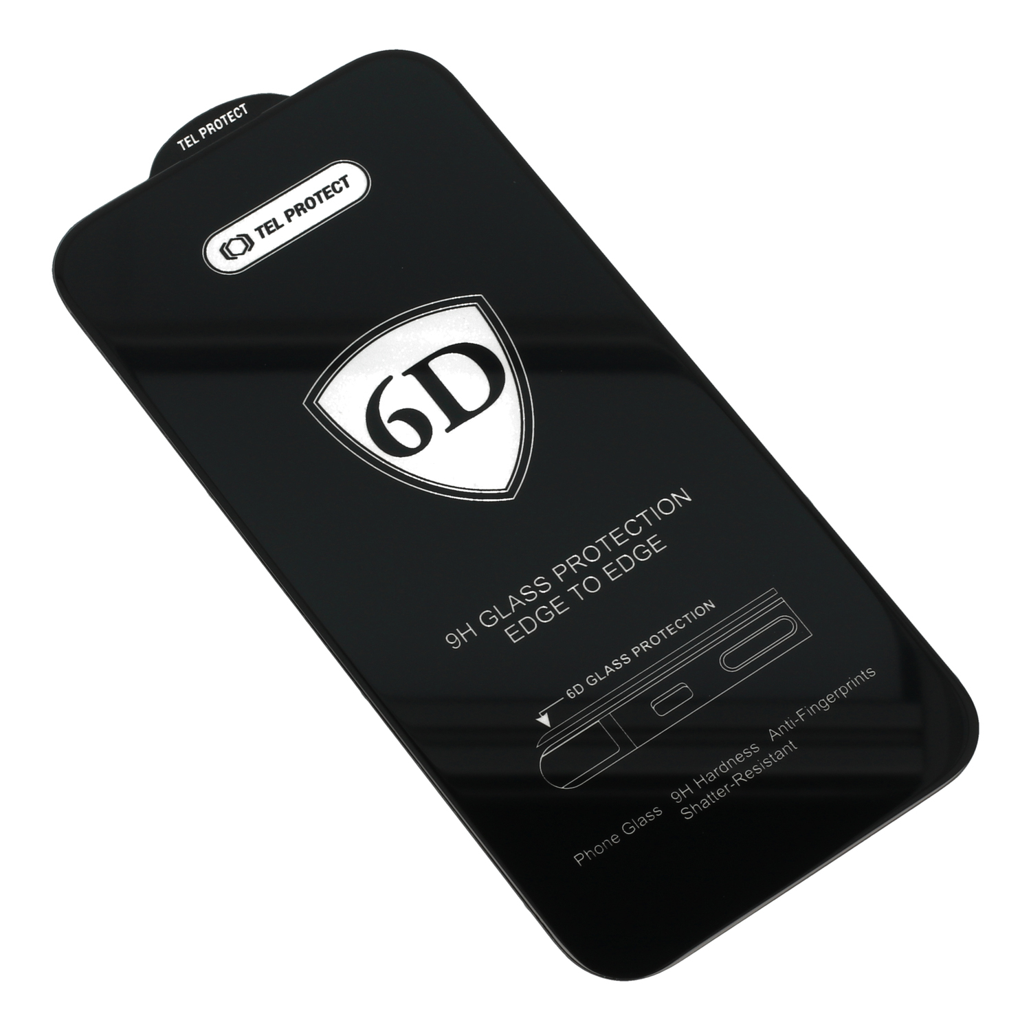 Szko hartowane Full Glue 6D czarny Apple iPhone 15 Plus / 3
