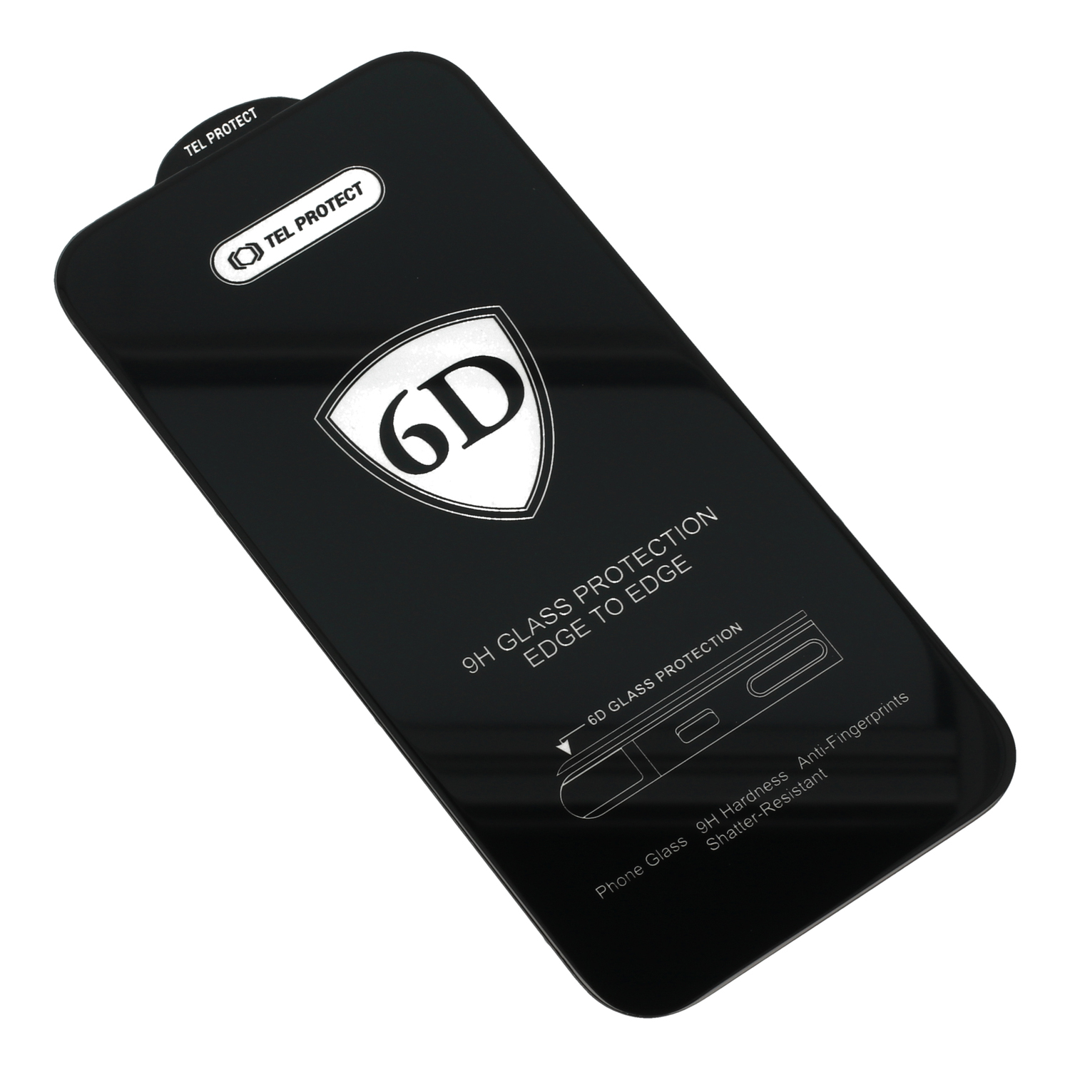 Szkło hartowane Full Glue 6D czarny Apple iPhone 16 Pro / 4 Szkło hartowane Full Glue 6D czarny Apple iPhone 16 Pro / 4