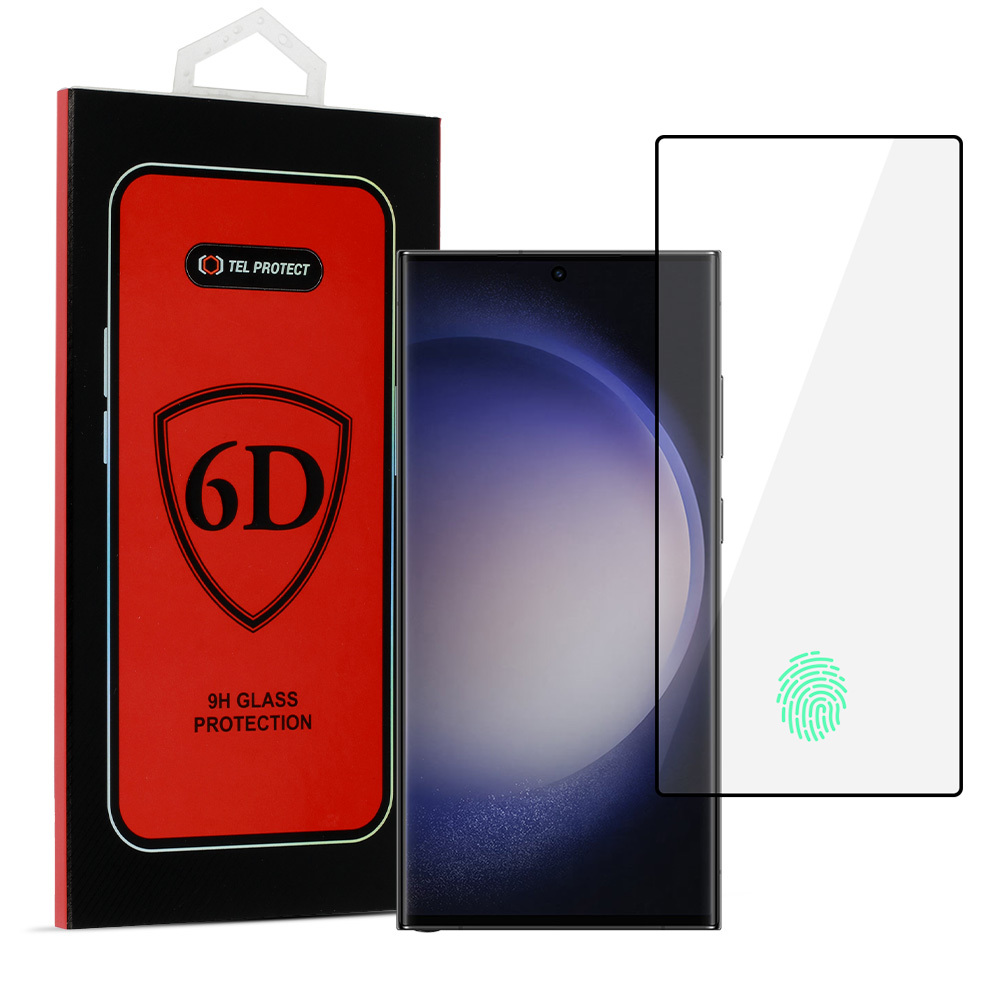 Szk�o hartowane Full Glue 6D czarny Samsung Galaxy S24 Ultra