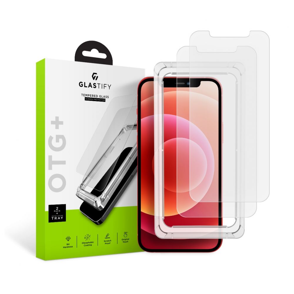 Szkło hartowane GlasTIFY OTG+ 2-pack Apple iPhone 12 Szkło hartowane GlasTIFY OTG+ 2-pack Apple iPhone 12