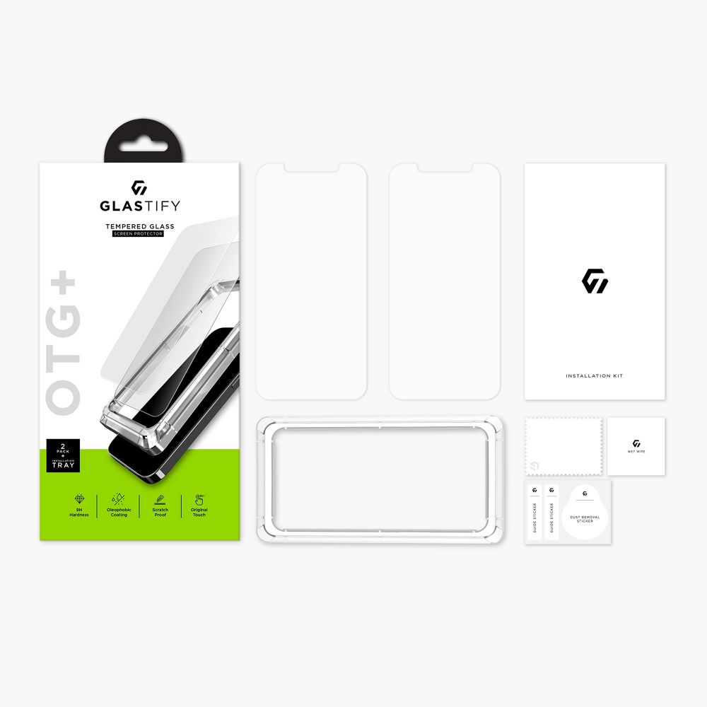 Szkło hartowane GlasTIFY OTG+ 2-pack Apple iPhone 12 / 8 Szkło hartowane GlasTIFY OTG+ 2-pack Apple iPhone 12 / 8