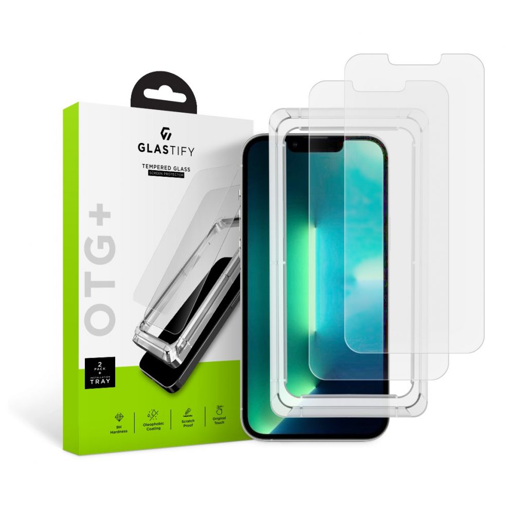 Szk�o hartowane GlasTIFY OTG+ 2-pack Apple iPhone 13 Pro Max