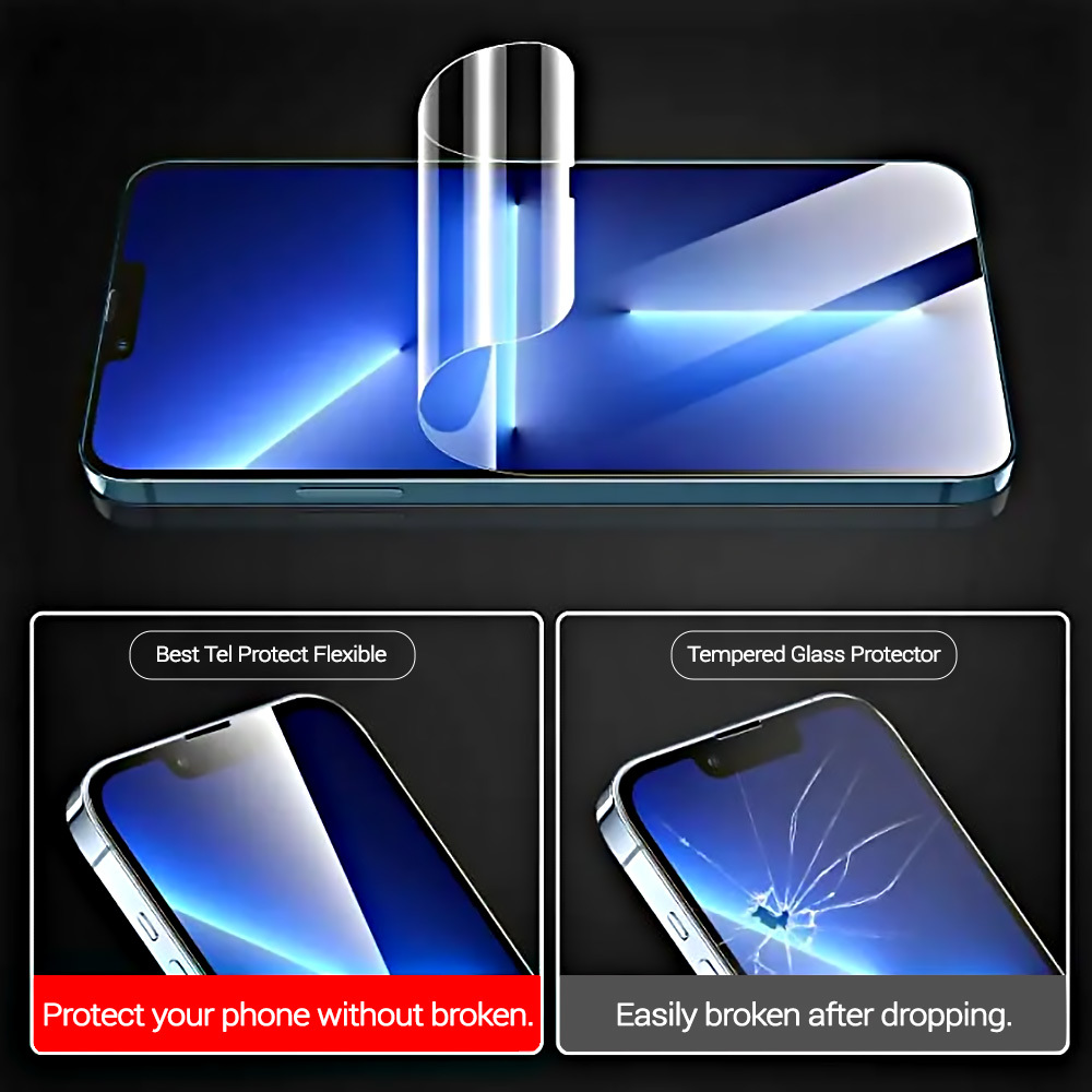 Szko hartowane hybrydowe Tel Protect Best Flexible Apple iPhone 13 Pro Max / 6