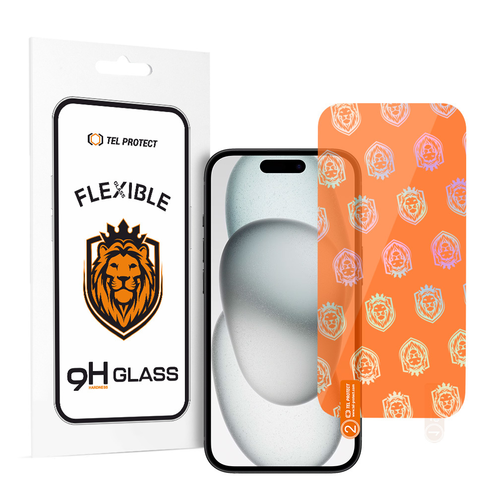 Szk�o hartowane hybrydowe Tel Protect Best Flexible Apple iPhone 15