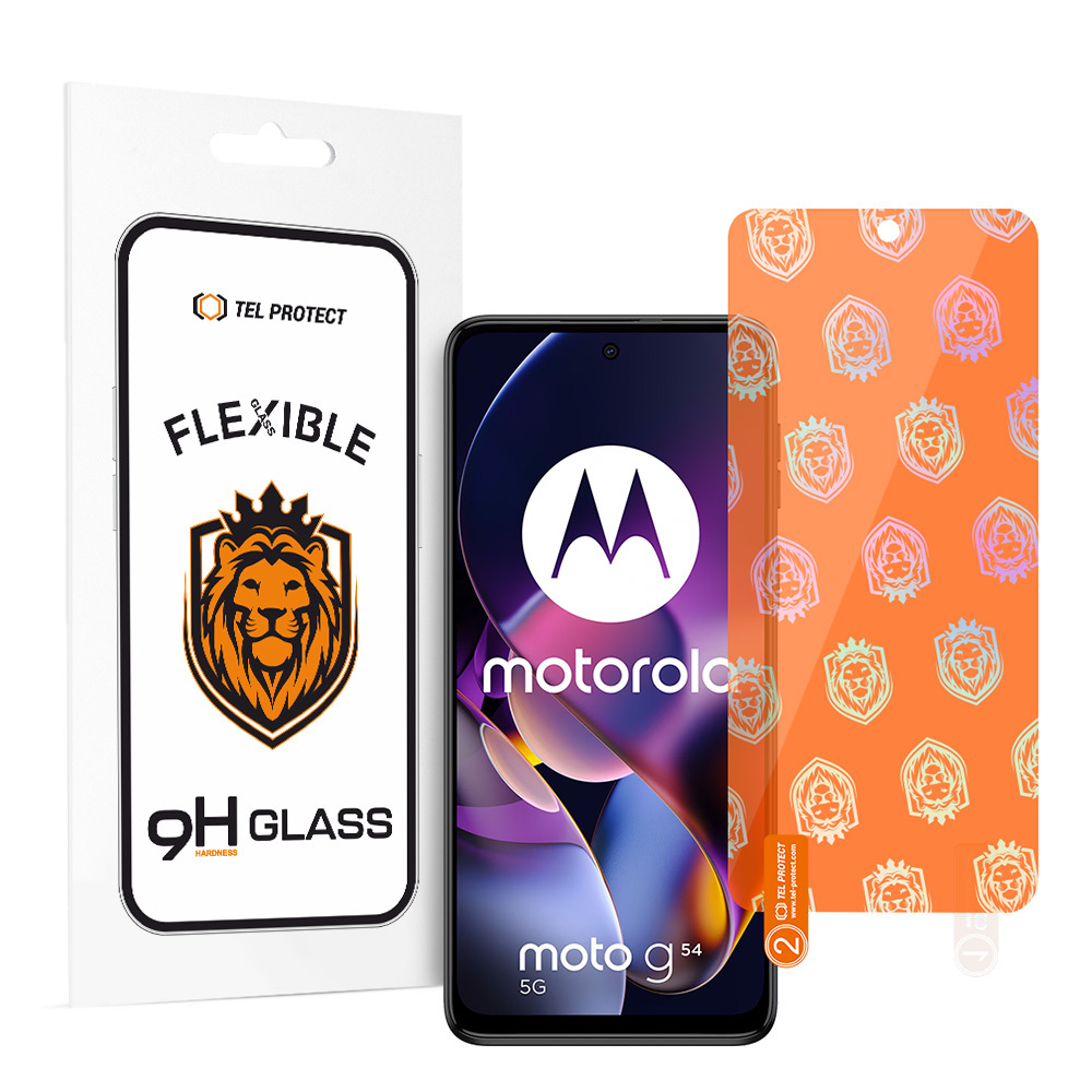 Szk�o hartowane hybrydowe Tel Protect Best Flexible Motorola Moto G54 5G
