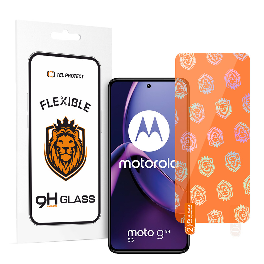 Szk�o hartowane hybrydowe Tel Protect Best Flexible Motorola Moto G84 5G