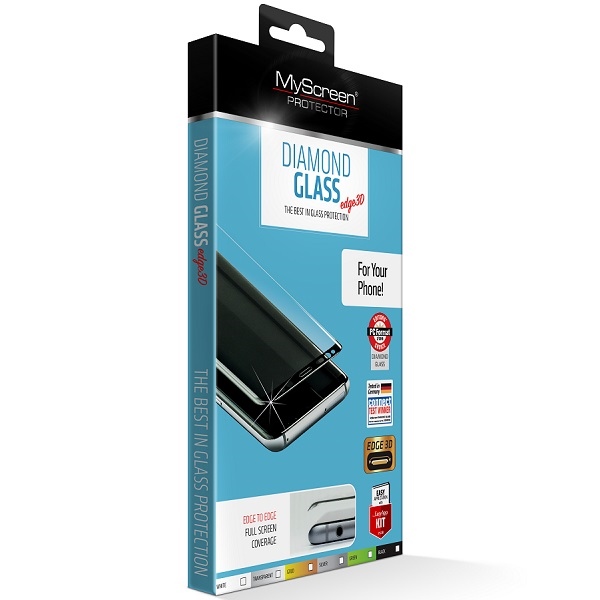 Szko hartowane MyScreen Diamond Edge 3D biay Samsung Galaxy S7
